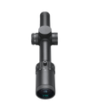 Black rifle scope on a white background