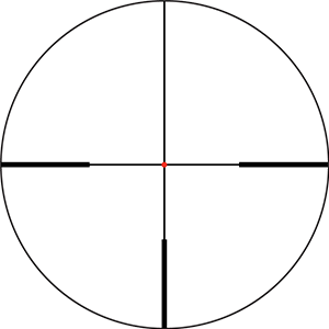 Circle divided into four quadrants with a red line crossing through the center