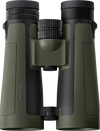 Green and black binoculars with Bushnell logo on a white background