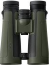 Green and black binoculars with Bushnell logo on a white background