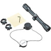 Riflescope with accessories on a white background