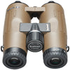 Brown binoculars with black accents on a white background, featuring the Bushnell brand.