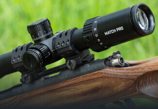 Bushnell Match Pro Riflescope mounted on rifle