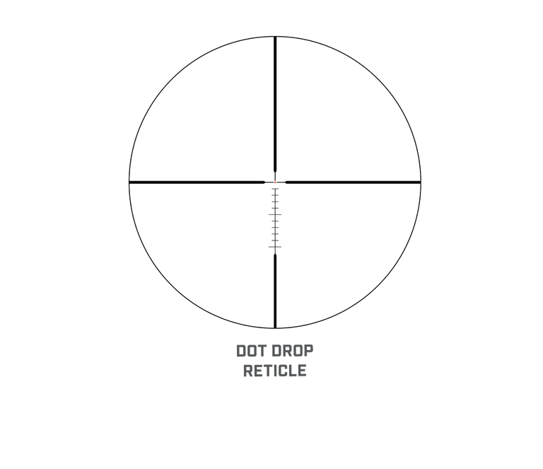Graphic of Trophy Quick Acquisition Riflescope reticle
