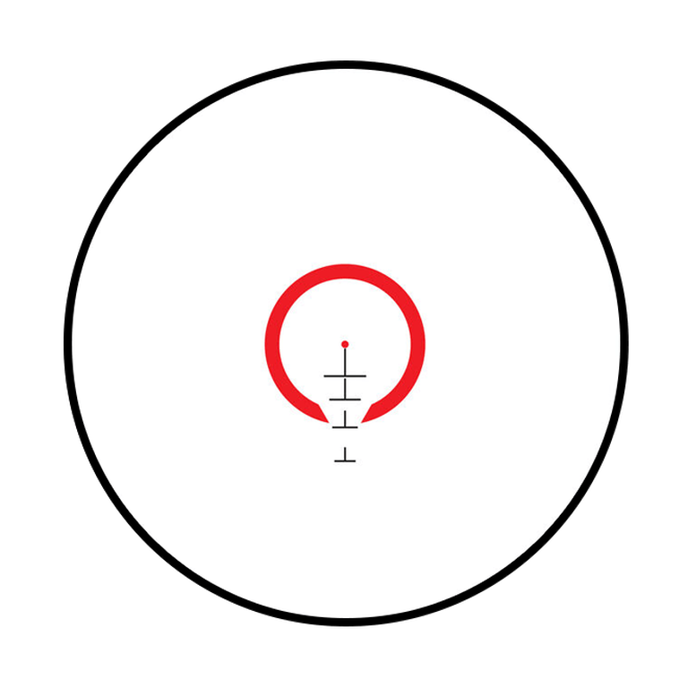 Graphic of BTR-1 BDC reticle