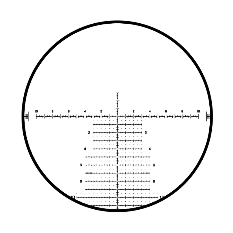 Graphic of EQL reticle