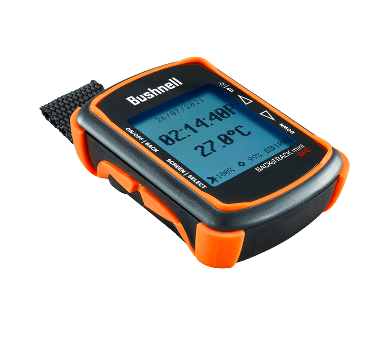 Bushnell Backtrack Mini GPS on transparent background