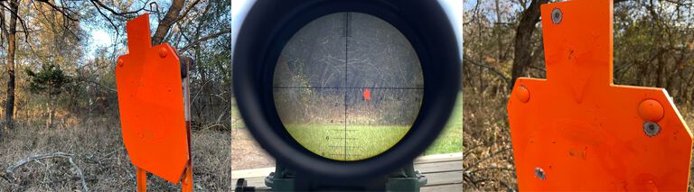 2/3 IPSC Target at 500 yards. 
