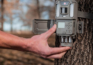 Hunter with Bushnell Trail Camera