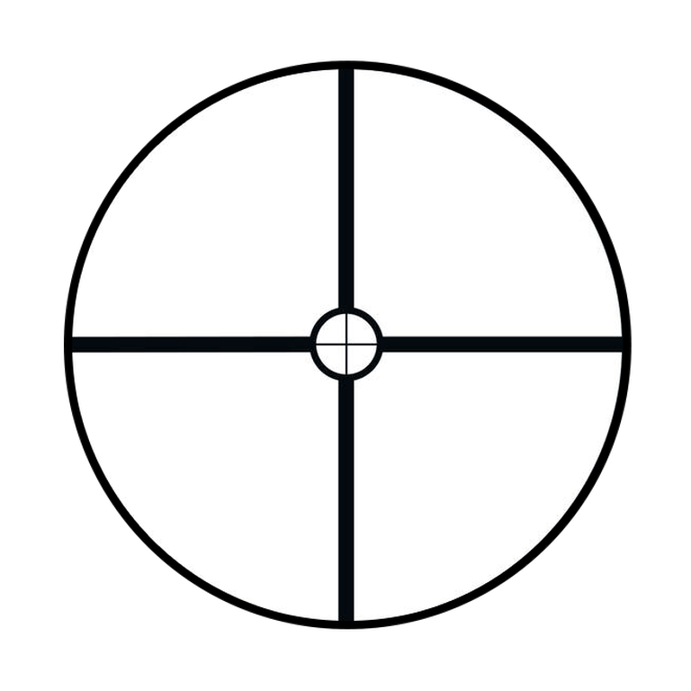 sniper scope crosshairs