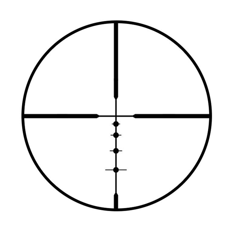 Graphic of DOA quick ballistic reticle