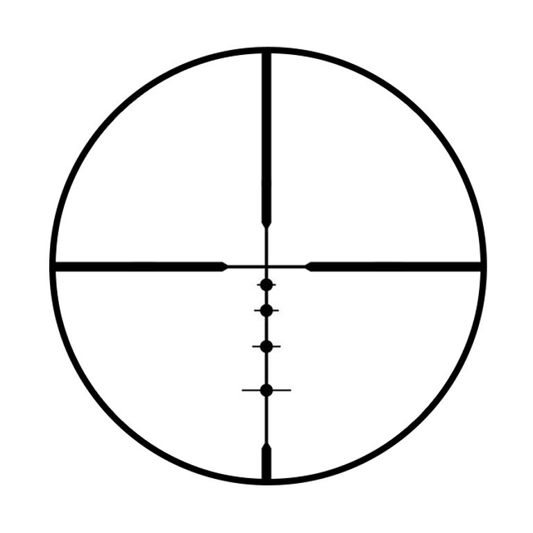 Graphic of DOA quick ballistic reticle