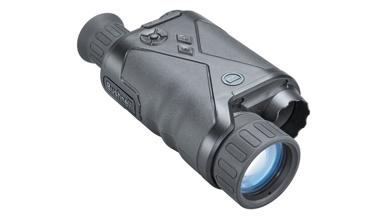 Three quarter view of the Bushnell Equinox Z2 Night Vision Monocular