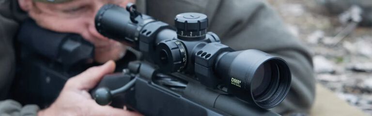 Man aiming with an Elite Tactical Scope