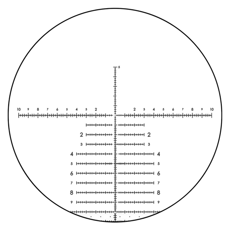 Graphic of Dot Drop reticle