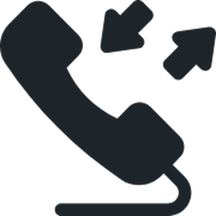 ASAP Callback Phone icon graphic on transparent background