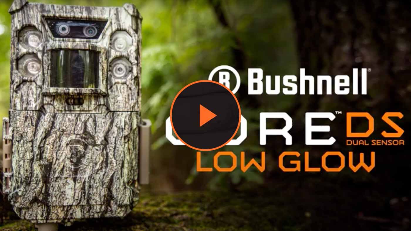 Dual Sensor Bushnell 30MP CORE Trail Camera Low Glow_119975C 