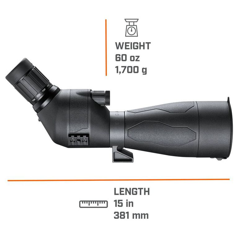 Dimensions of the Bushnell Engage DX Spotting Scope