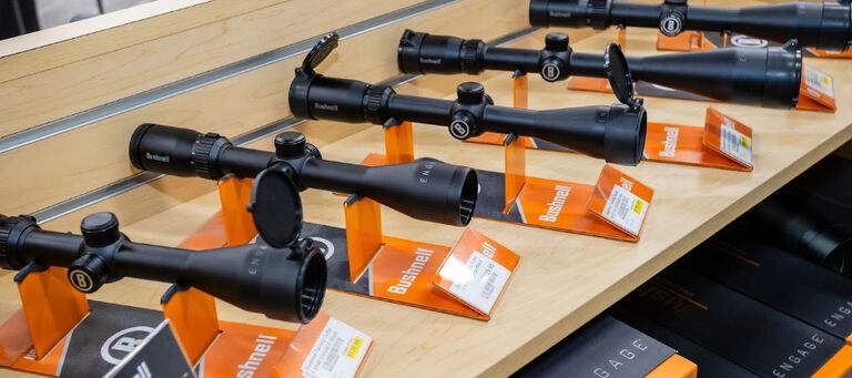 Bushnell Scopes on display