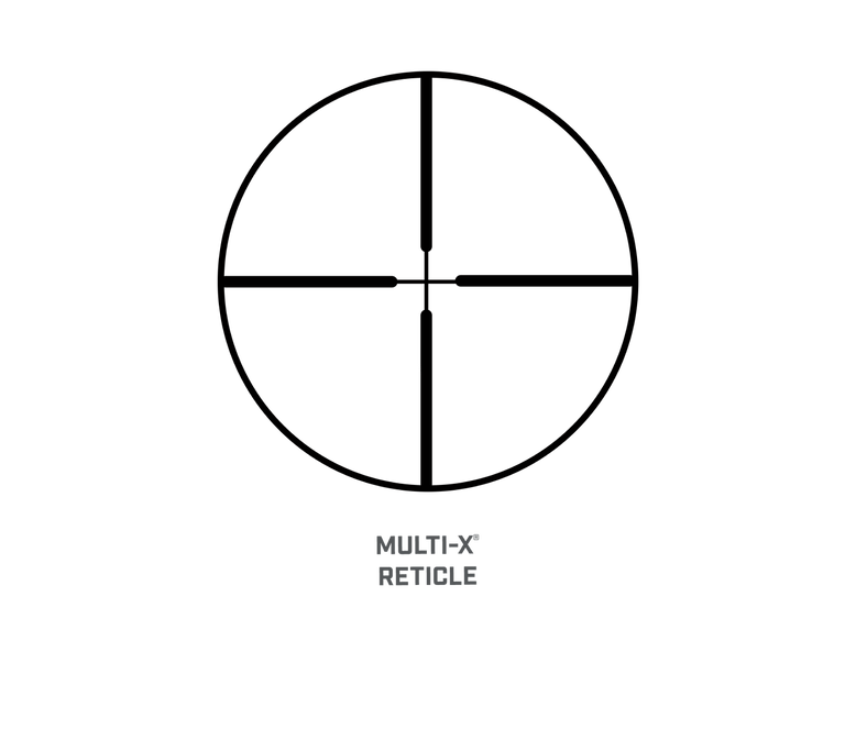 Graphic of Elite 4X Riflescope reticle