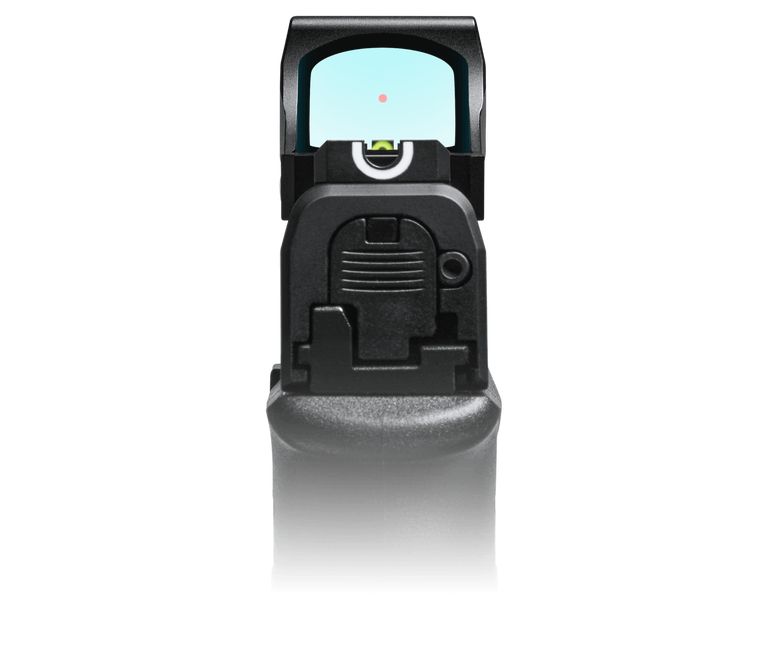 RXC-200 Micro Reflex Sight mounted on pistol