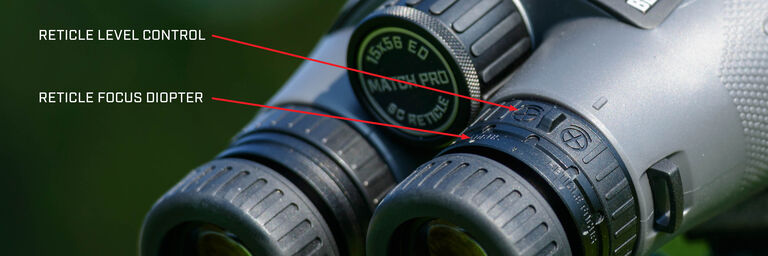 Match Pro ED 15x56 Binocular Right Barrel Controls