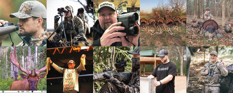 Grid collage of Bushnell social posts