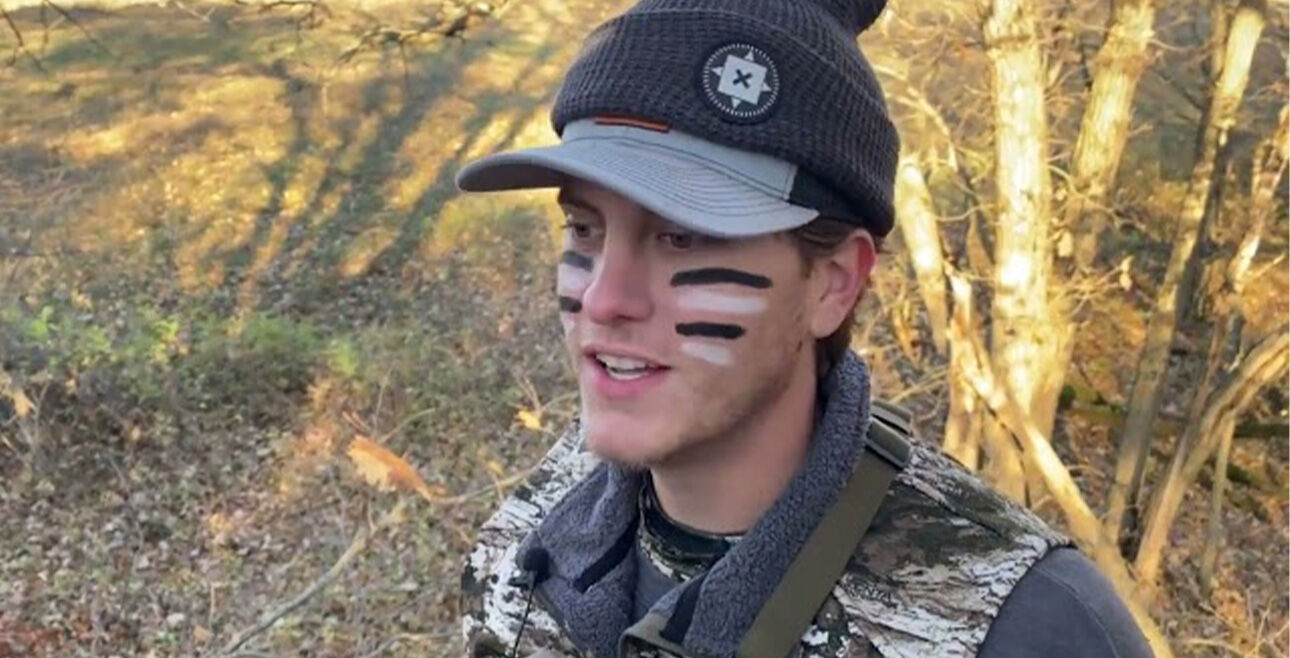 Wisdom from the Stands Man wearing face paint on a hunt