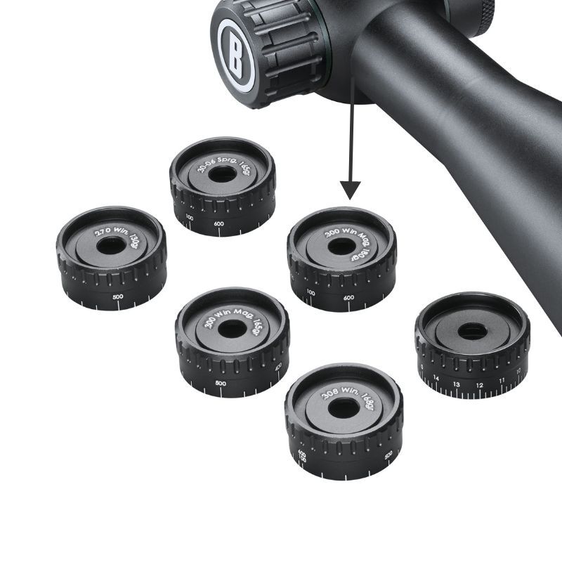 BDC Dial H .300 Winchester 180 for Prime™ 3-12x40 Center Fire Riflescope Multi-Turret