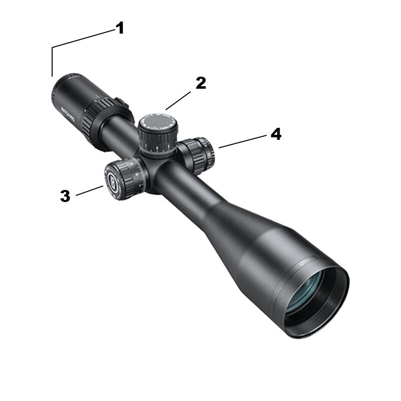Match Pro 6-24x50 Riflescope Illuminated and Non-Illuminated Parts Match Pro 6-24x50 Riflescope Illuminated and Non-Illuminated Parts