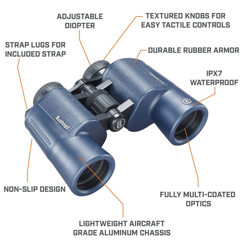 H2O 12x42 Waterproof Porro Binoculars