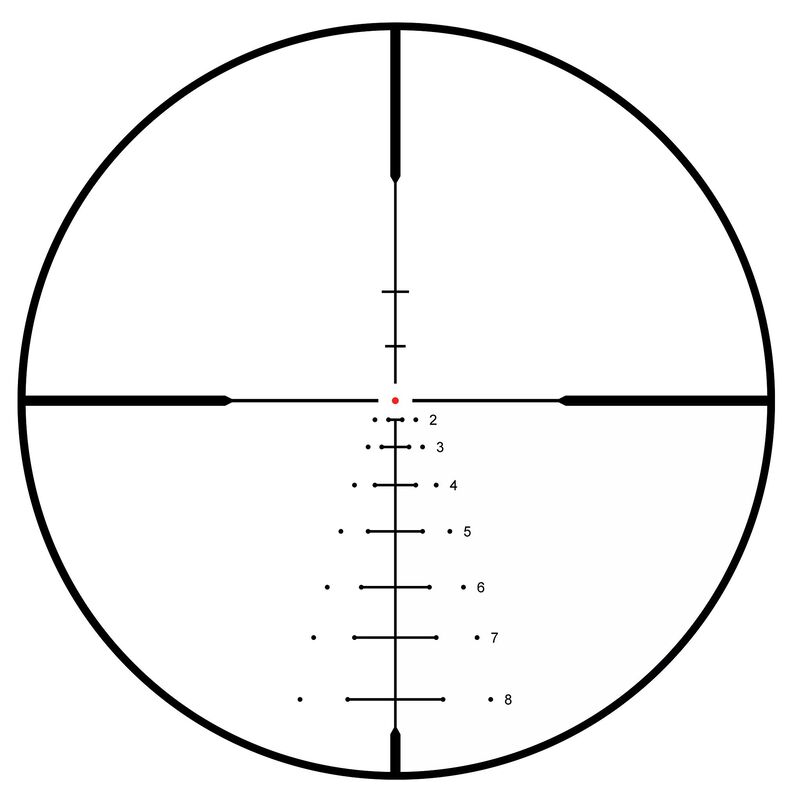 R5 3-9x40 Riflescope with Illuminated DOA-LRH800
