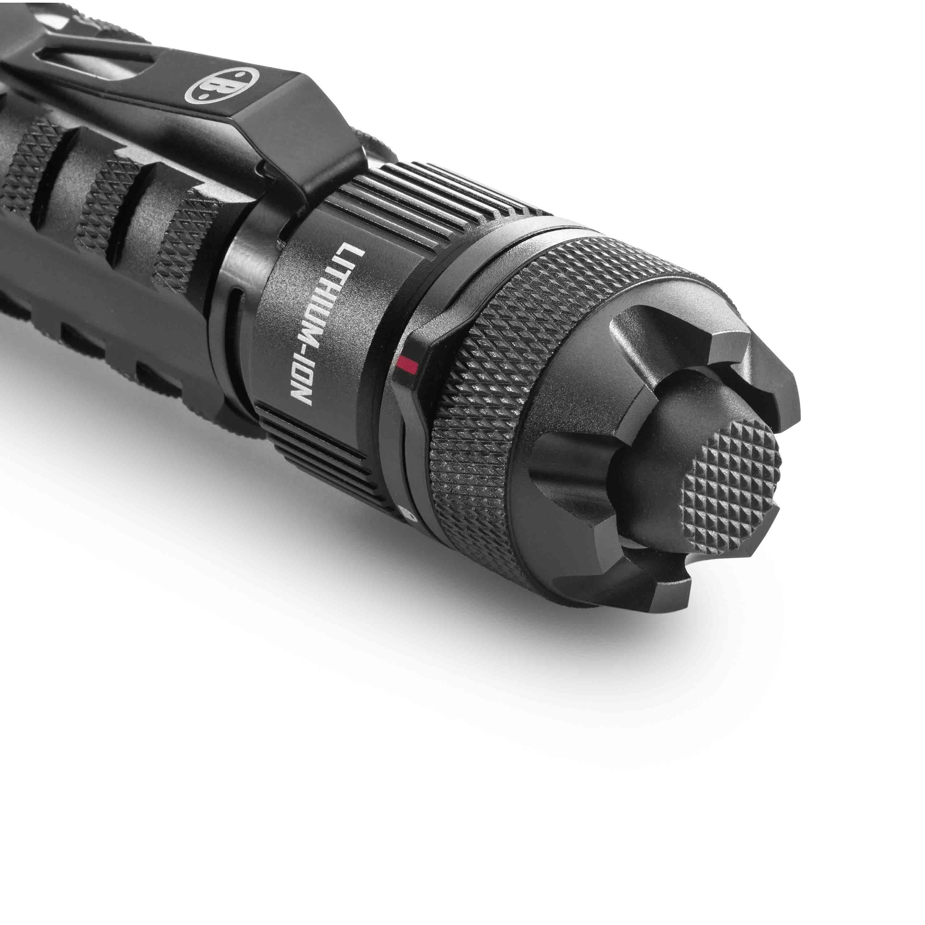 Bushnell PRO 1500 Lumen Rechargeable Tactical Flashlight USB Output 