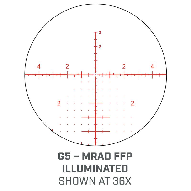 Elite Tactical XRS3 - 6-36x56 FFP Riflescope - G5I Reticle