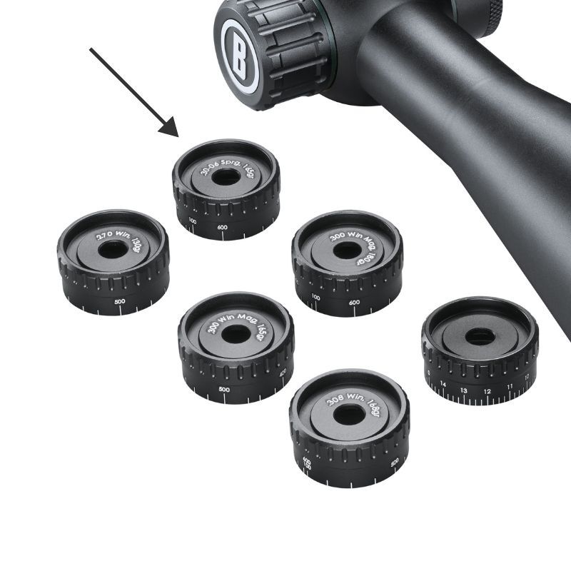 BDC Dial F .30-06 Springfield for Prime™ 3-12x40 Center Fire Riflescope Multi-Turret