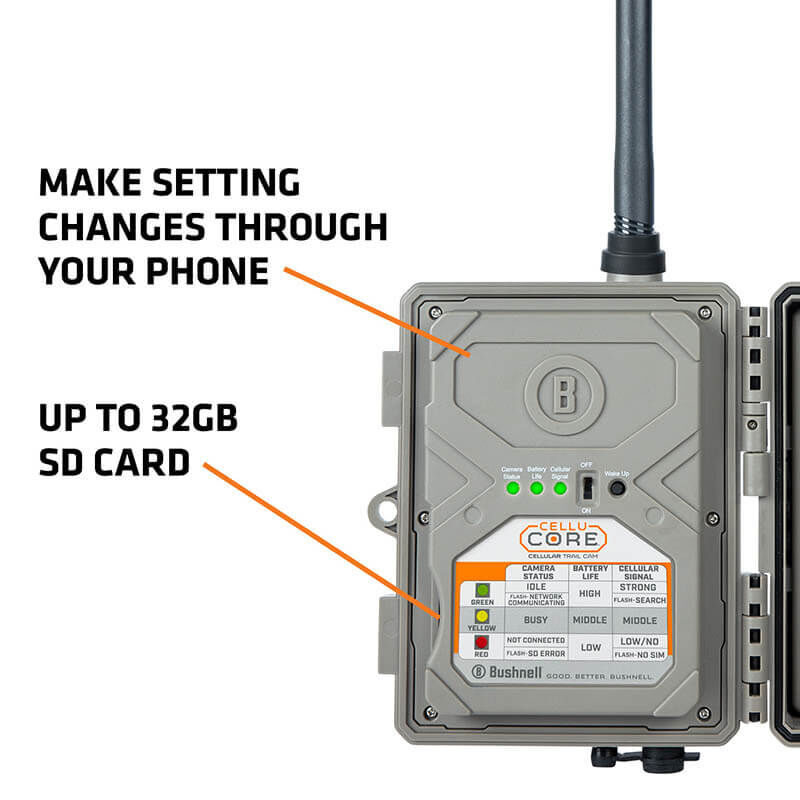 CelluCORE™ 20 Low Glow Cellular Trail, Wireless Camera Bushnell