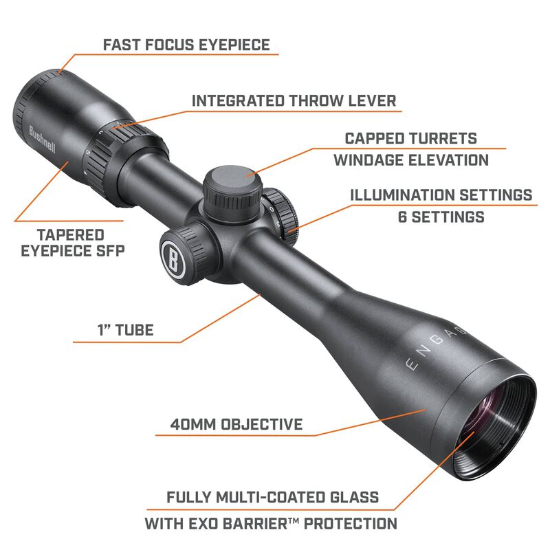 Engage Riflescope - 3-9x40 Illuminated