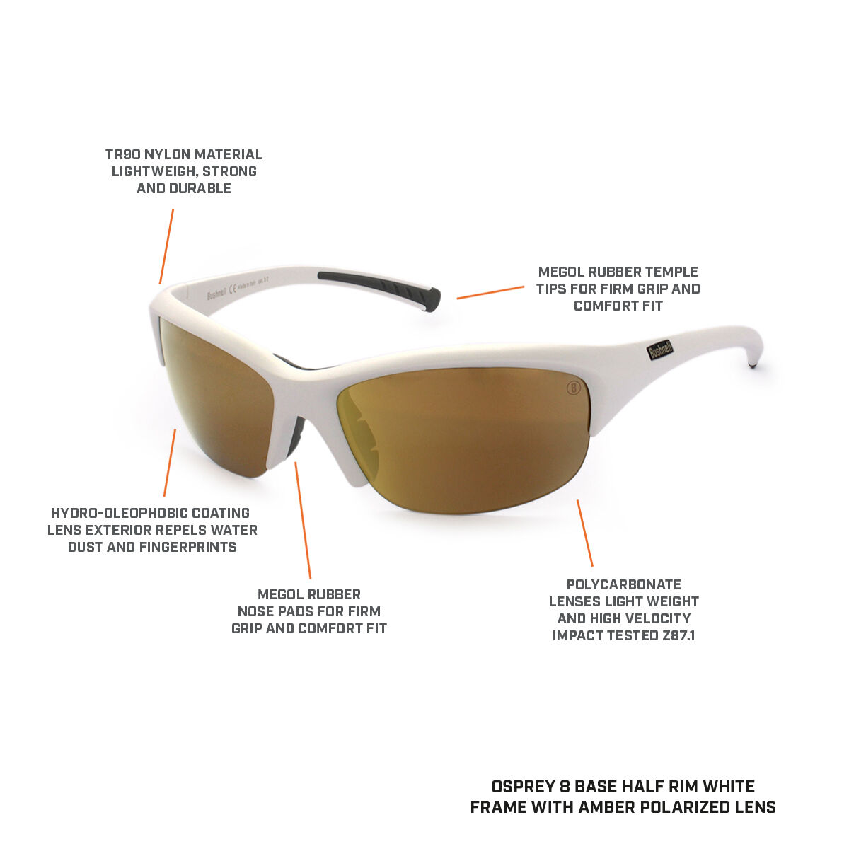 Buy Bushnell Performance Eyewear Performance Pro Osprey Sunglass and More Bushnell