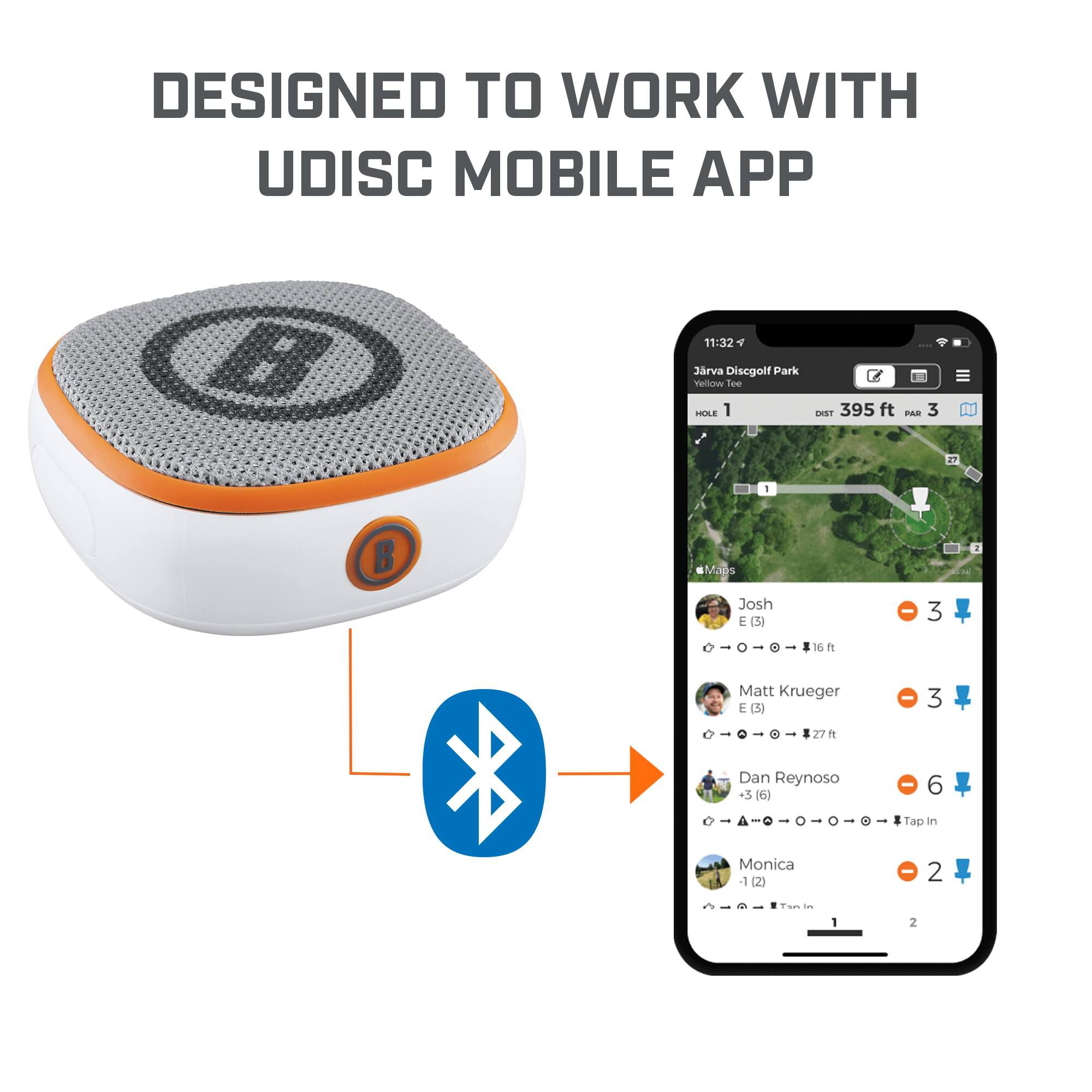 Disc golf on sale gps tracker