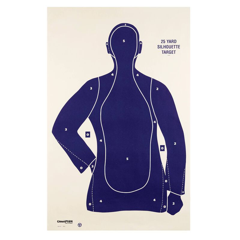 100 Police Silhouette B-21E LE Targets 100 Police Silhouette B-21E LE Targets