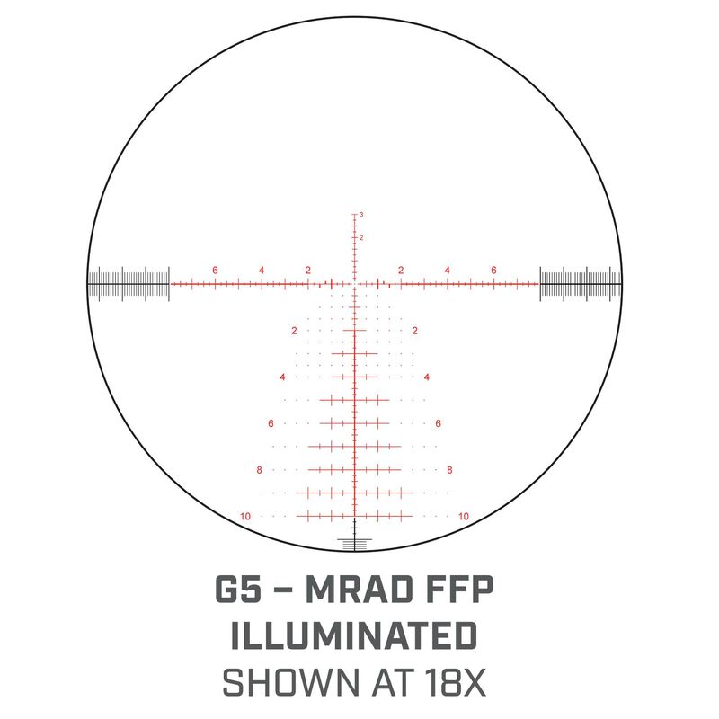 Elite Tactical XRS3 - 6-36x56 FFP Riflescope - G5I Reticle