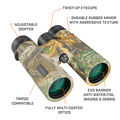 Engage X 10x42 Binoculars Real Tree