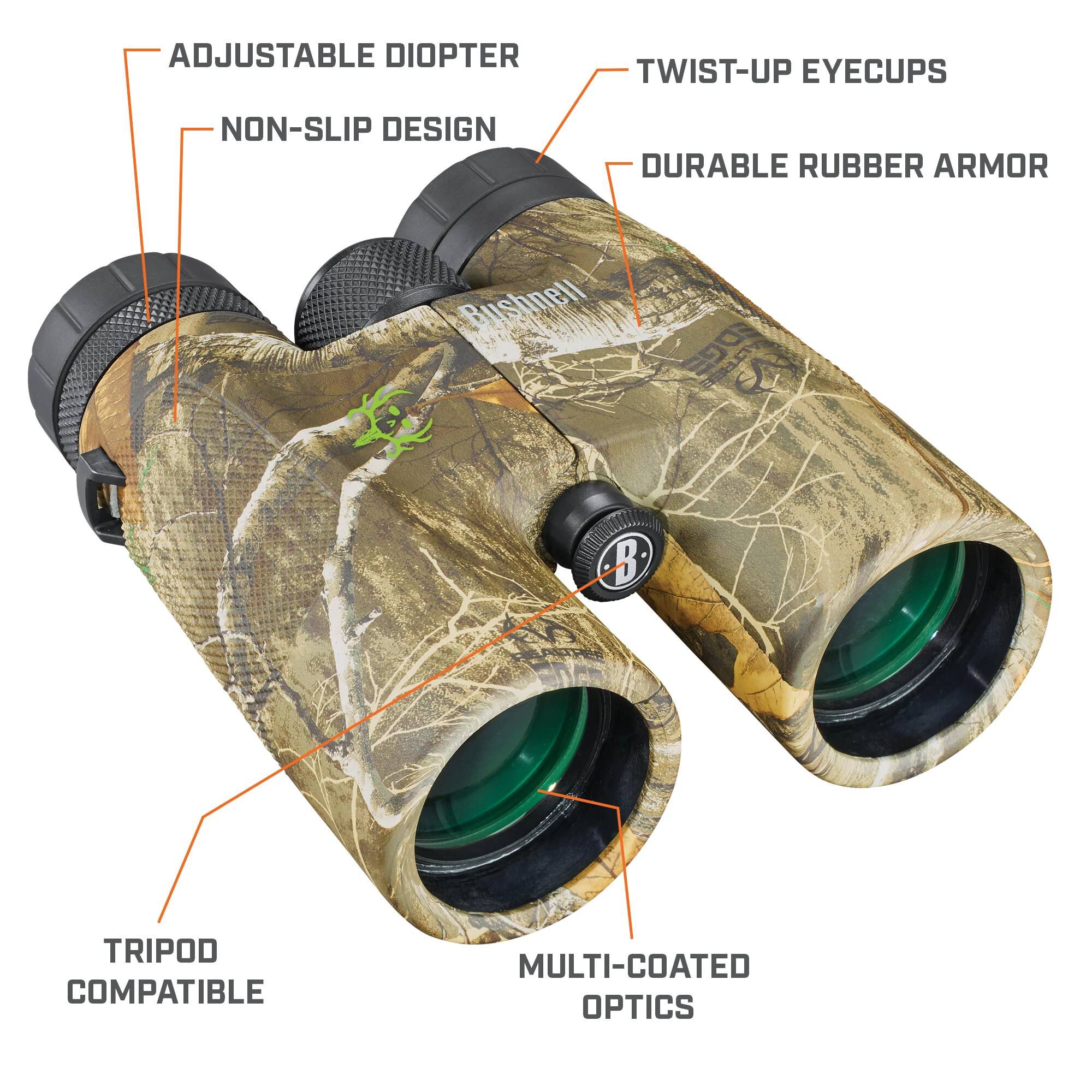 Camouflage binoculars top