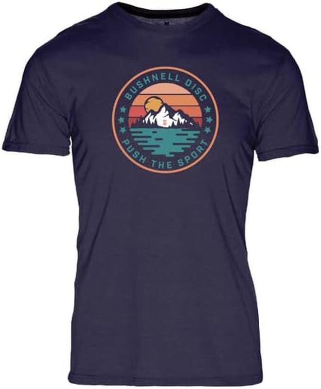 Disc Golf Push the Sport Tee Navy T-Shirt