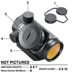 Trophy® TRS-25 Red Dot Sight Parts