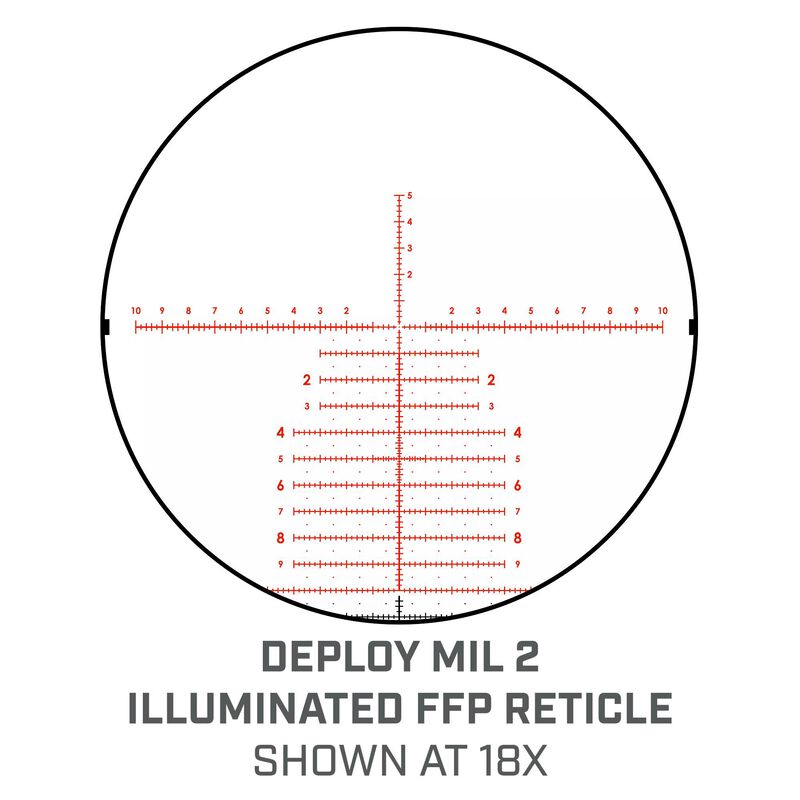MATCH PRO ED 3-18X50 RIFLESCOPE
