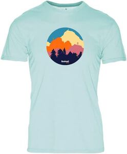 Disc Golf Mountain Range Mint T-Shirt