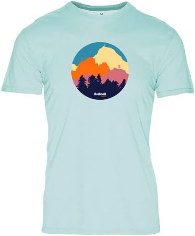 Disc Golf Mountain Range Mint T-Shirt