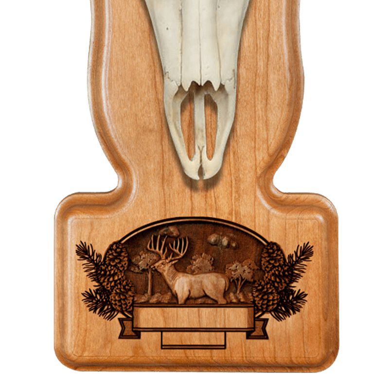 Custom Euro Deer Plaque