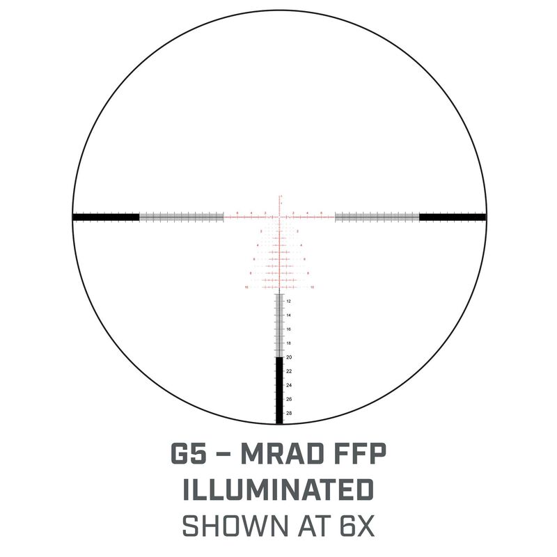 Elite Tactical XRS3 - 6-36x56 FFP Riflescope - G5I Reticle